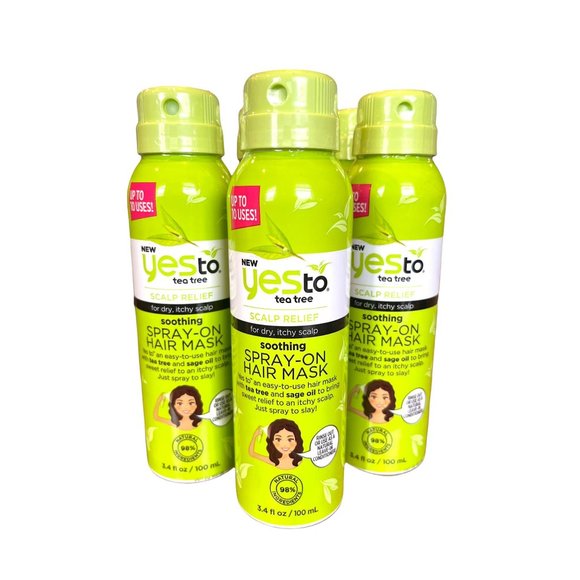 Yes To Hair 6 Yes To Tea Tree Soothing Sprayon Hair Mask Scalp